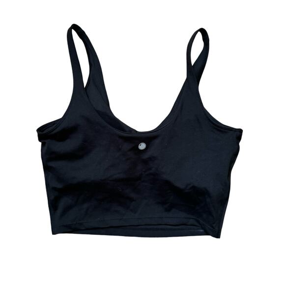 Yogalicious Lux Scoop Neck Athletic Tank Bra Black Womens size Small NWT - Picture 3 of 5